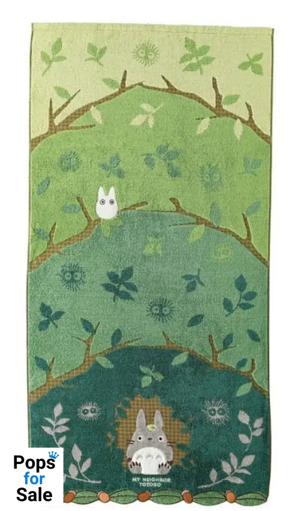 My Neighbor Totoro Large Bath Towel Totoro Forest Tunnel 60 x 120 cm