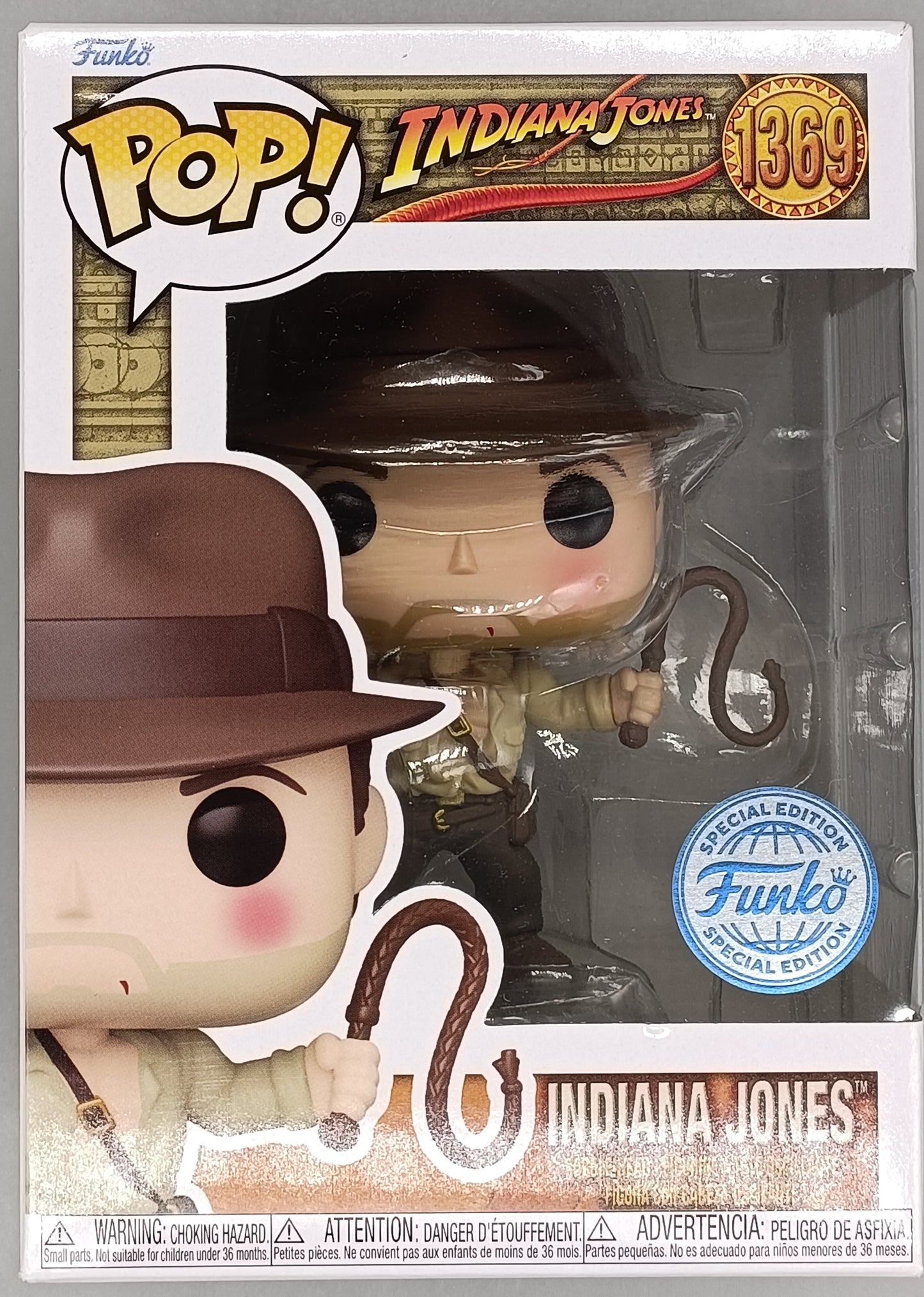 #1369 Indiana Jones (w/ Sword & Whip) Disney Funko POP