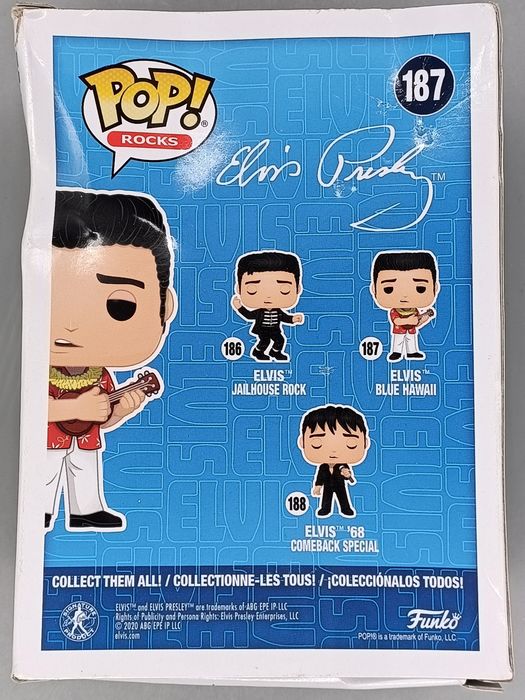 187 Elvis (Blue Hawaii) - Funko POP - Box Damaged