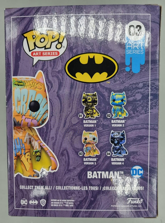 03 Batman (Orange) - Art Series - DC - Funko POP - Box Damaged