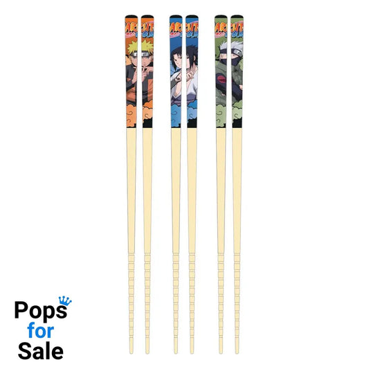 Naruto Bamboo Chopsticks 3-Set Team 7