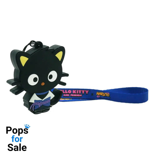 Naruto Shipudden x Hello Kitty PVC Keychain Chococat Sasuke