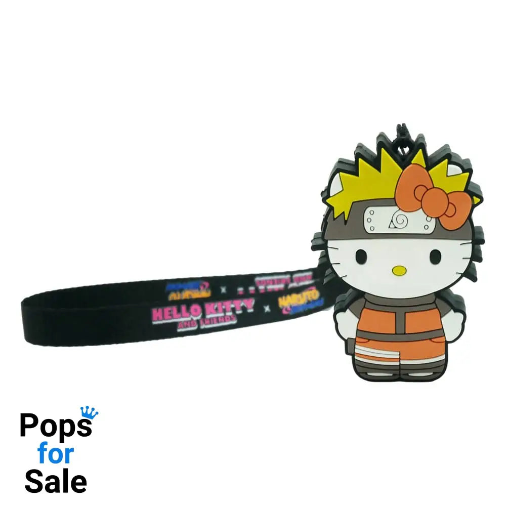 Naruto Shipudden x Hello Kitty PVC Keychain Hello Kitty Naruto Keyrings