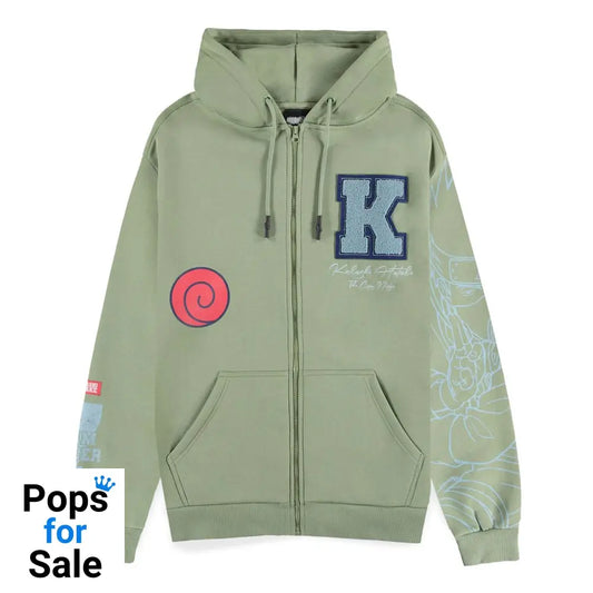 Naruto Zipper Hoodie Kakashi Size XXL