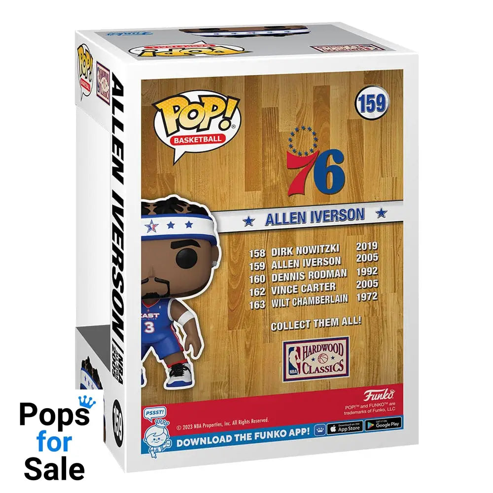 NBA Legends POP! Sports Vinyl Figure Allen Iverson (2005) 9 cm