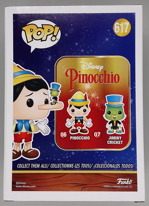 #617 Pinocchio (Jiminy Cricket) Disney Pinocchio Funko POP