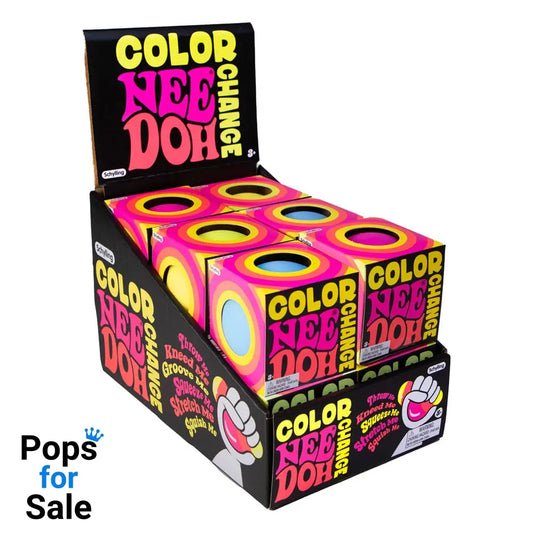 NeeDoh Squeeze Balls 6 cm Color Changing NeeDoohs Display (12)