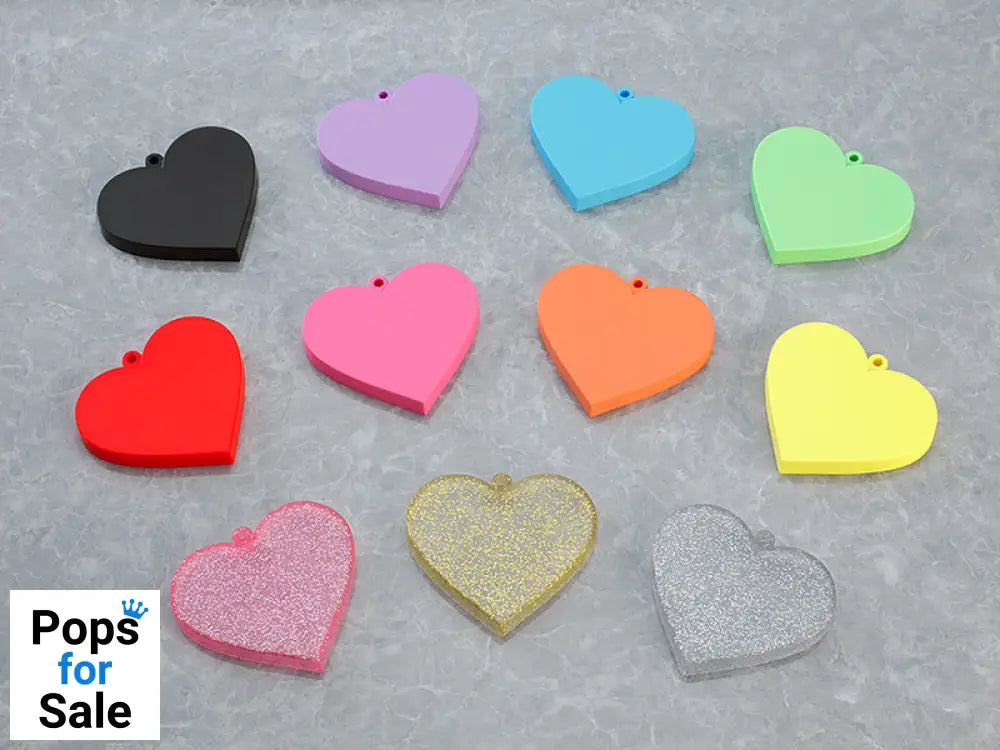 Nendoroid More Heart Base (Silver Glitter) Nendoroid