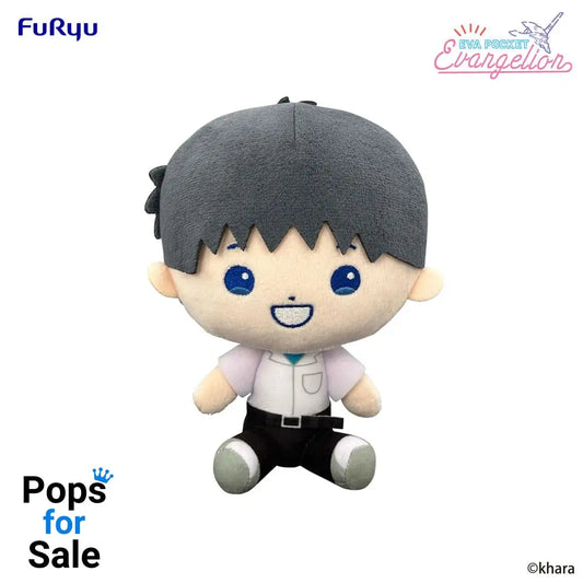 Neon Genesis Evangelion Eva Pocket Plush Figure Shinji 17 cm
