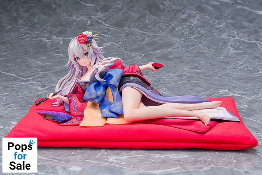 Neptunia x Senran Kagura Statue 1/7 Black Heart Kimono Ver. 10 cm