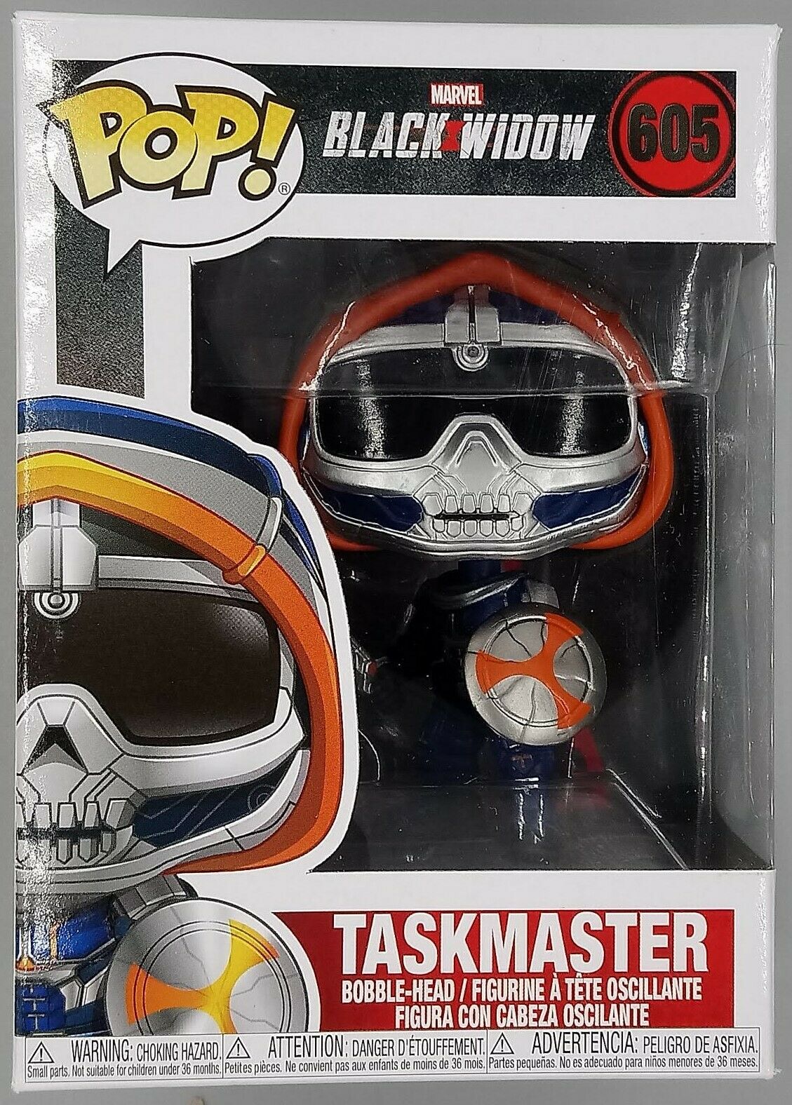 #605 Taskmaster (w/ Sword and Shield) - Black Widow Funko POP