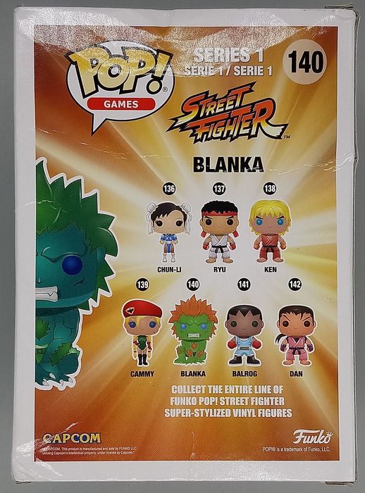 #140 Blanka (Blue/Green) - Street Fighter - Box Damaged Funko POP