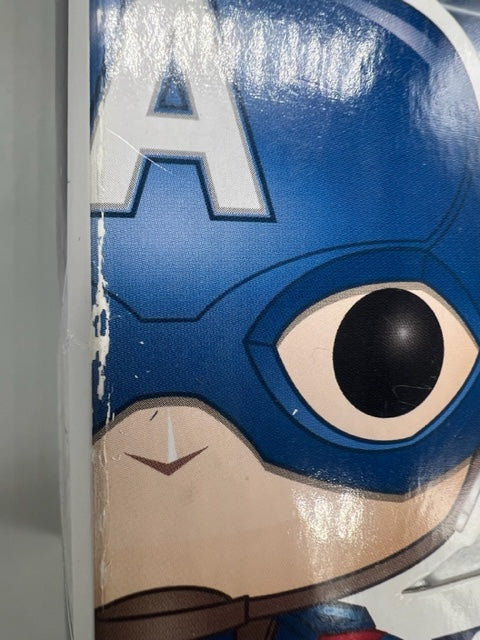 #137 Captain America (Action Pose) Marvel - Civil War Box Damaged Funko POP