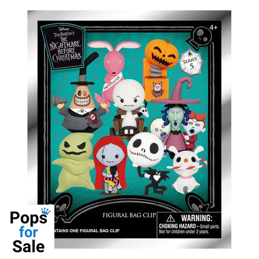 Nightmare before Christmas 3D PVC Bag Clips Series 5 Display (24)