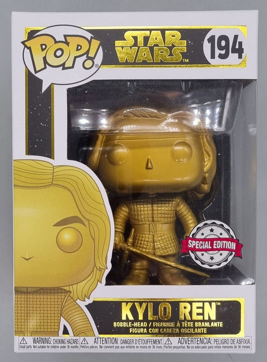 194 Kylo Ren (Gold) - Star Wars The Rise of Skywalker Funko POP