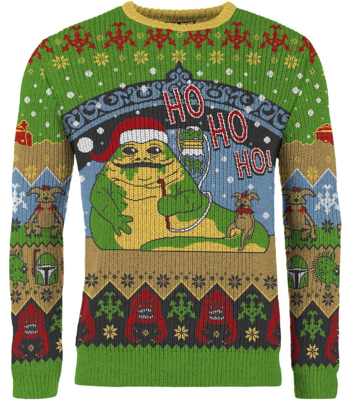 Star Wars: Jabba the Hutt Christmas Jumper (Size: M)