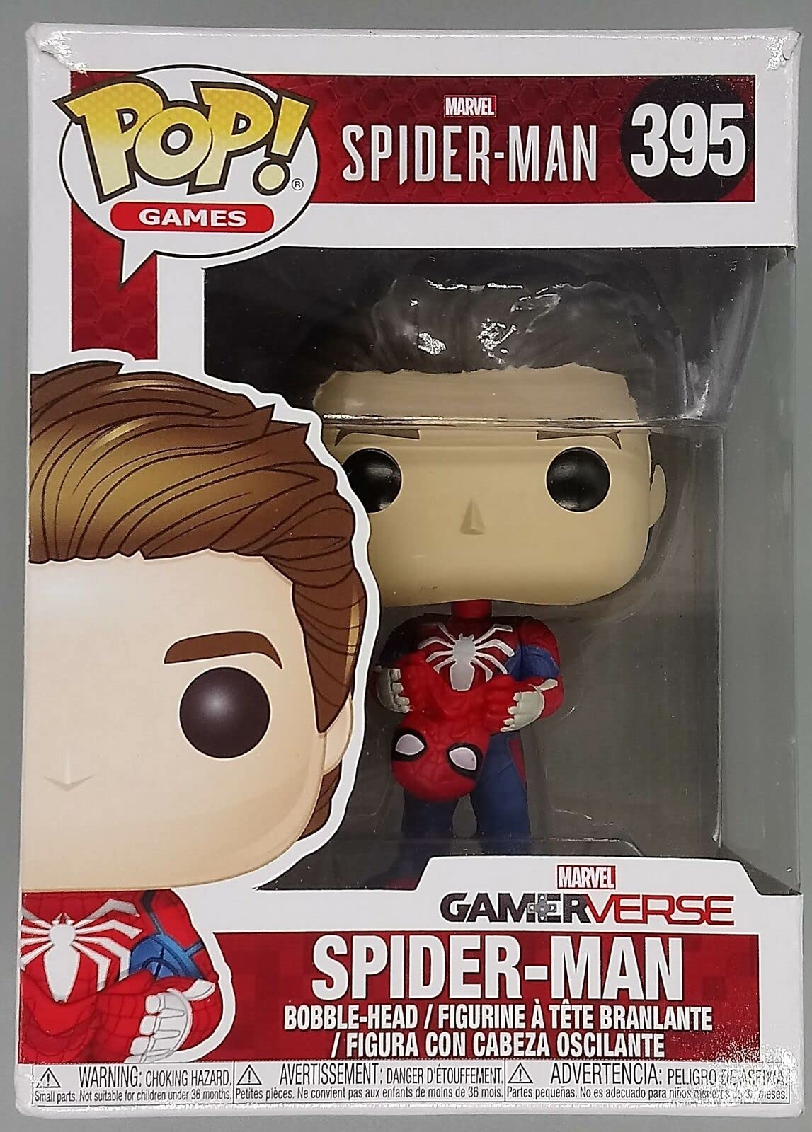 395 Spider-Man (Unmasked) - Marvel Gamerverse Funko POP - Box Damaged