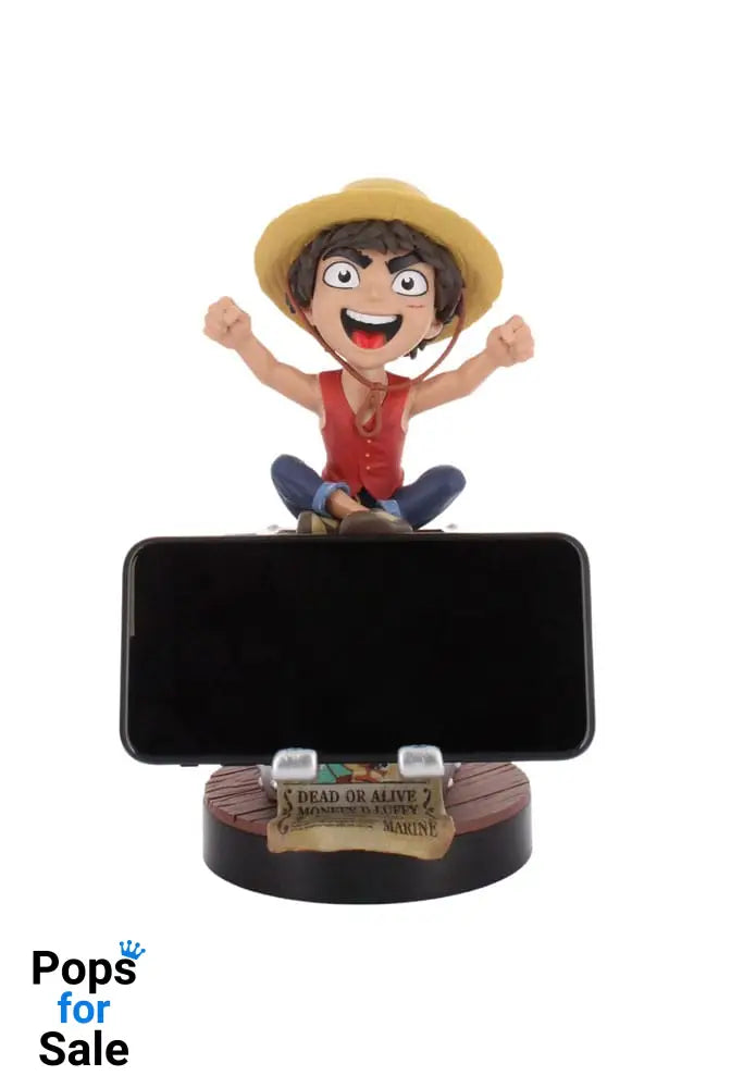 One Piece Cable Guys Charging Stand Luffy Wanted Poster 21 cm