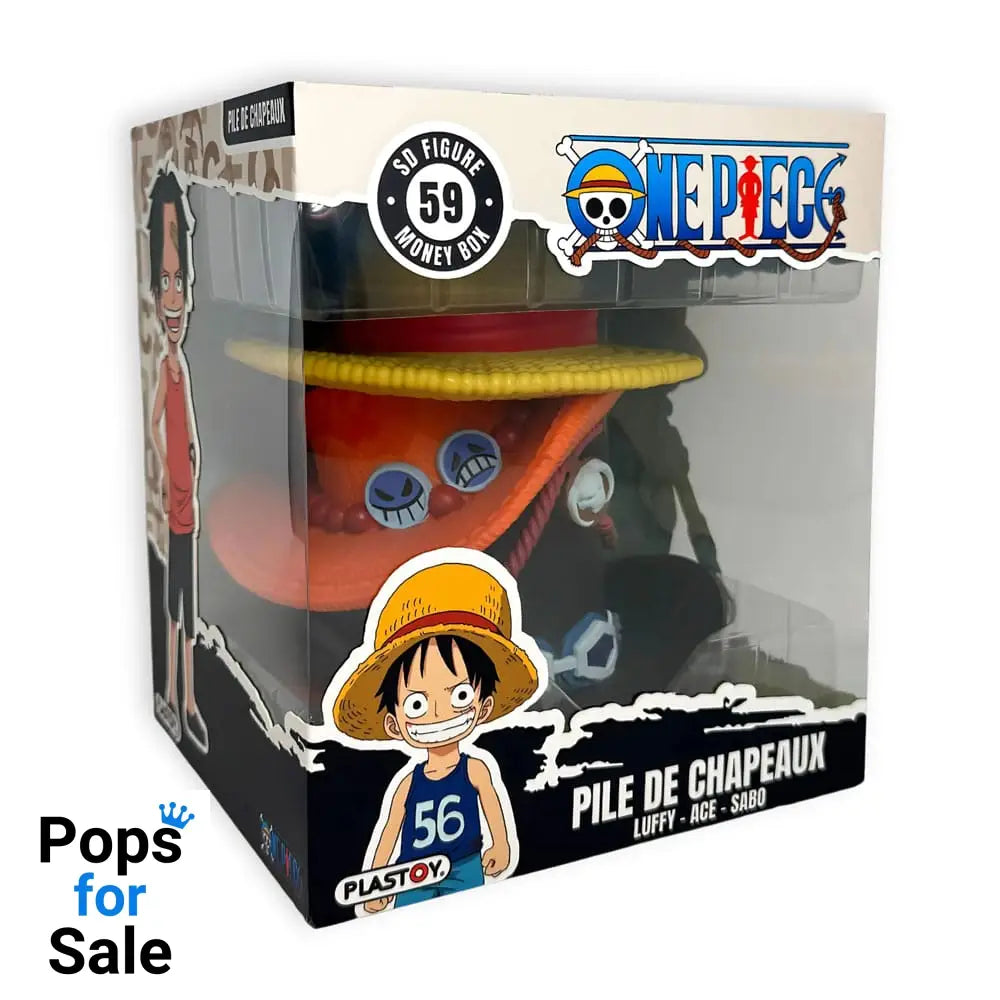 One Piece Coin Bank Stack of Hats Banks