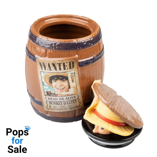 One Piece Cookie Jar Wanted Monkey D. Luffy