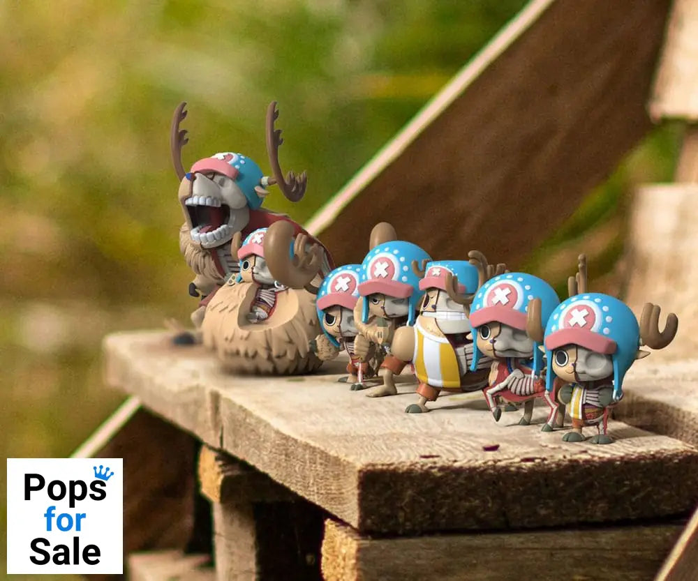 One Piece: Freeny's Hidden Dissectibles Series 3 Chopper 4 inch Vinyl Figure Blind Box Display (6)