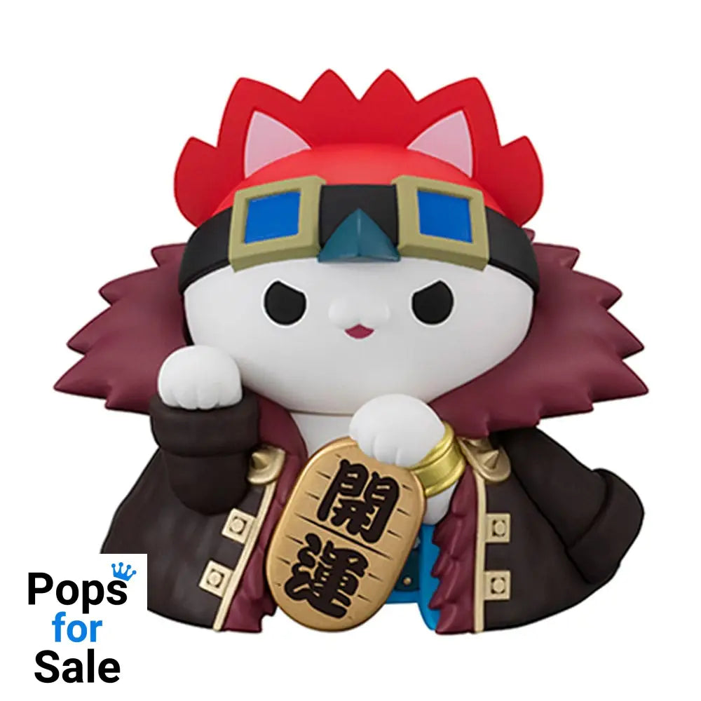 One Piece Mega Cat Project Trading Figure NyanPieceNyan! Beckoning cat Lucky Cat Pirates 7 cm Display (6)
