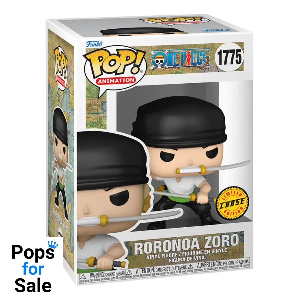 One Piece POP! Animation Vinyl Figures Zoro (Refresh) w/Ch 9 cm Assortment (6) POP! Figures
