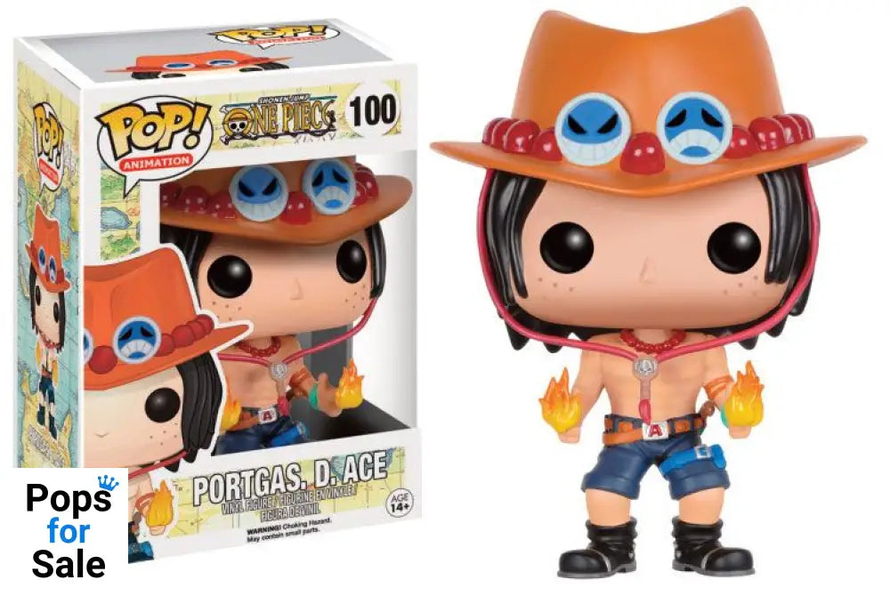 One Piece POP! Television Vinyl Figure Portgas D. Ace 9 cm POP! Figures