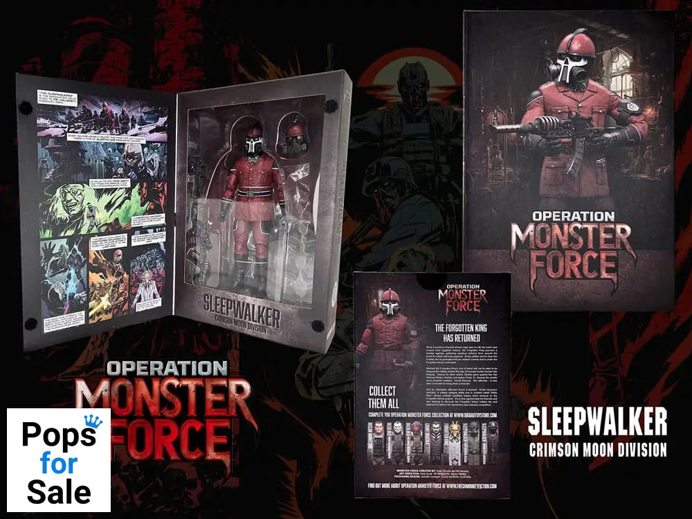 Operation: Monster Force Action Figure 1/12 Sleepwalker Crimson Moon Division 15 cm Action figures