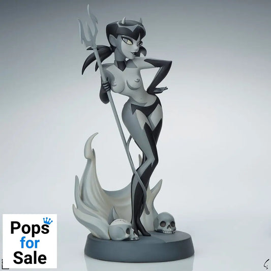 Original Artist Series Statue Devil Girl (Black and White Variant) 30 cm