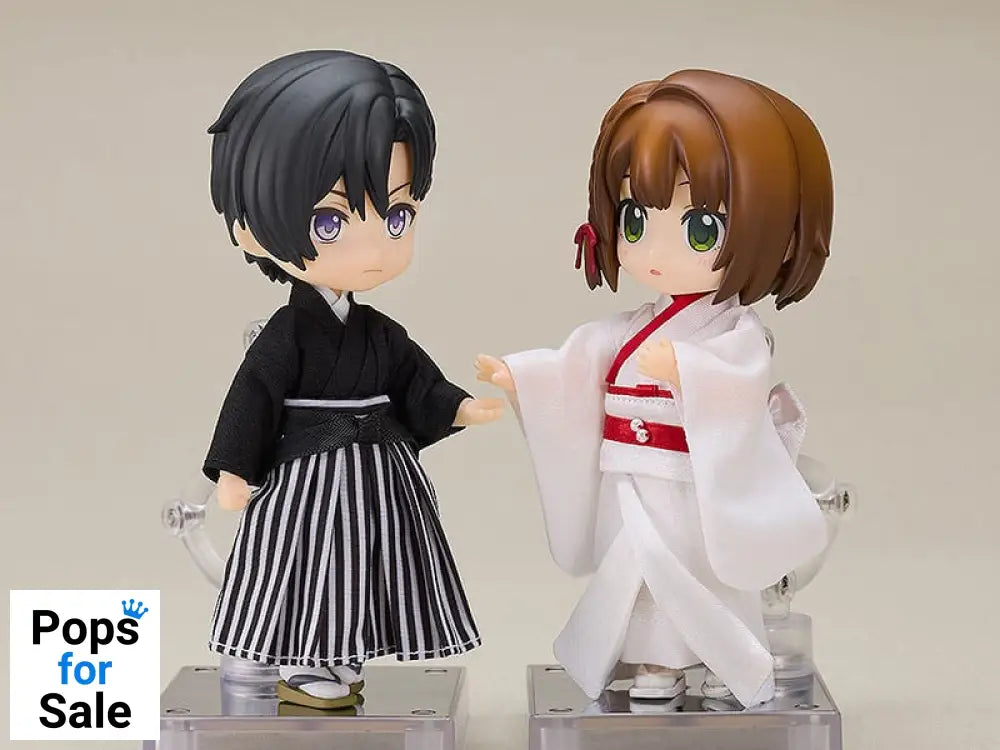 Original Character Accessories for Nendoroid Doll Figures Outfit Set: Haori and Hakama Action figures