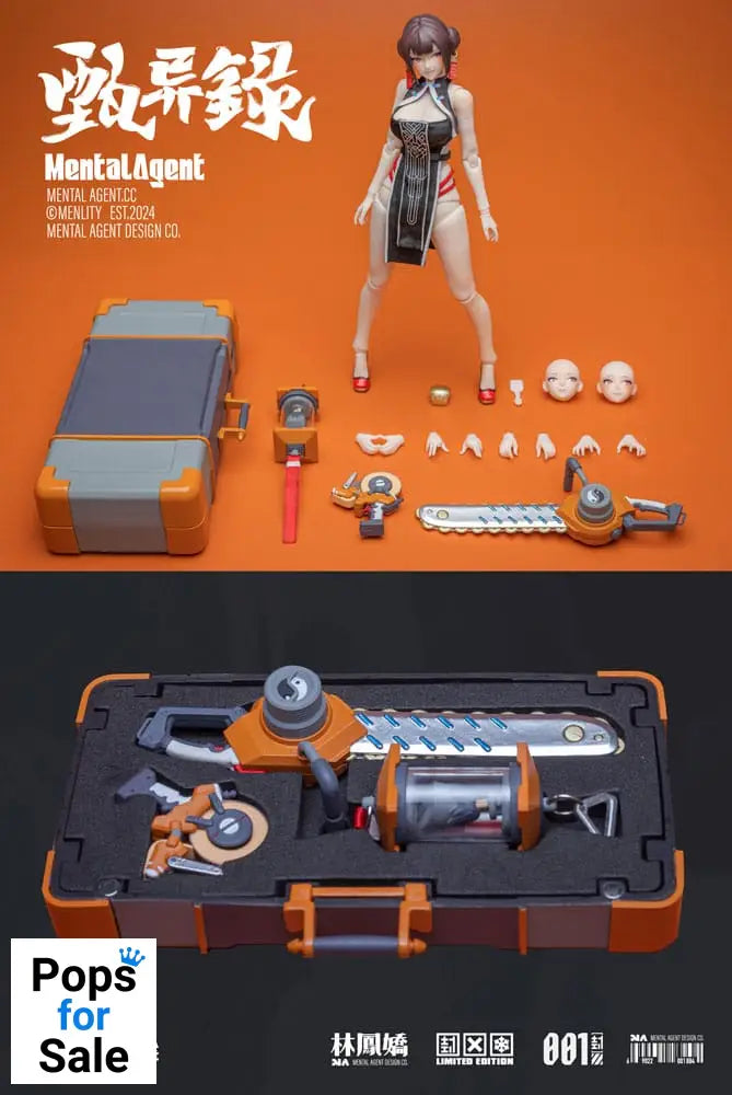 Original Character Action Action Figure 1/10 Zhen Yi Lu Lin Fengjiao 18 cm Action figures