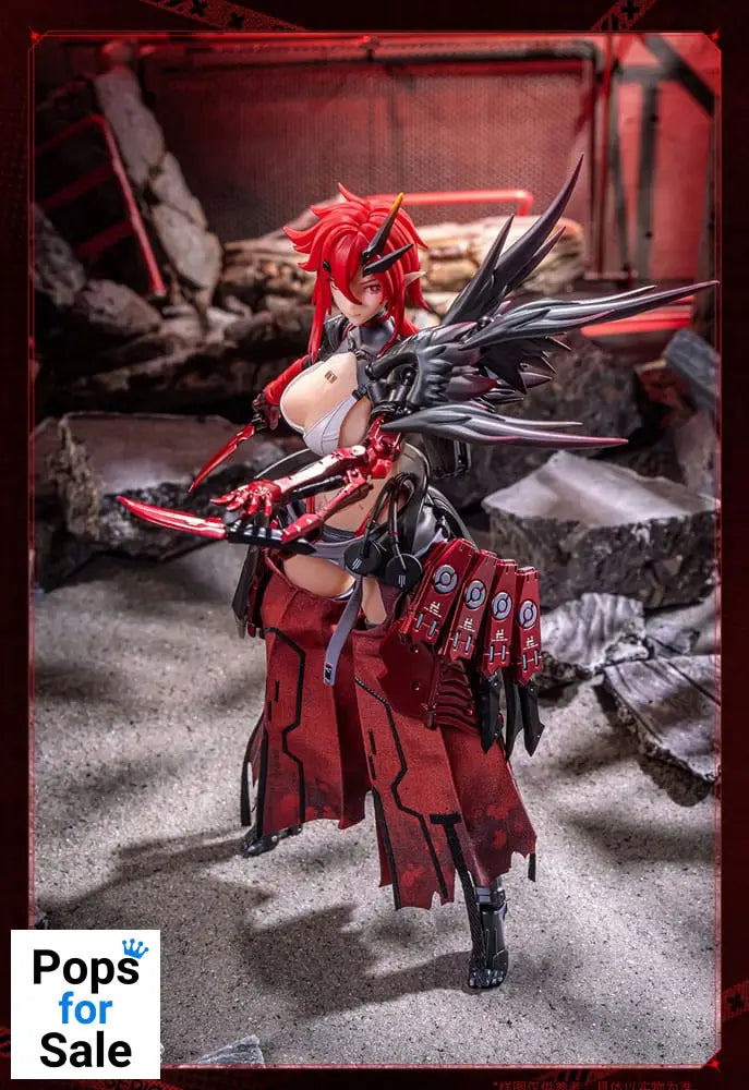 Original Character Seamless Action Figure 1/9 Wolf-Mastiff Force Karas Samurai 20 cm