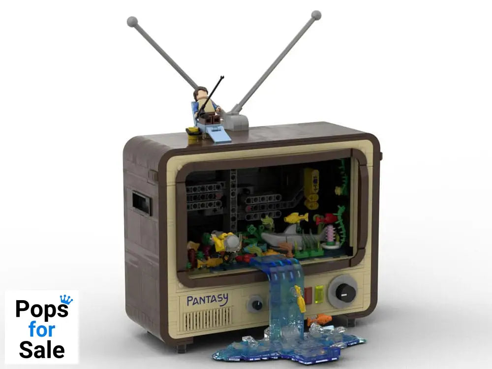 Original-Retro Series Construction Set Vintage Television 19 cm Construction kits