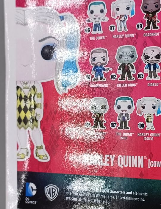 #108 Harley Quinn (Gown) - DC Suicide Squad - Box Damaged Funko POP