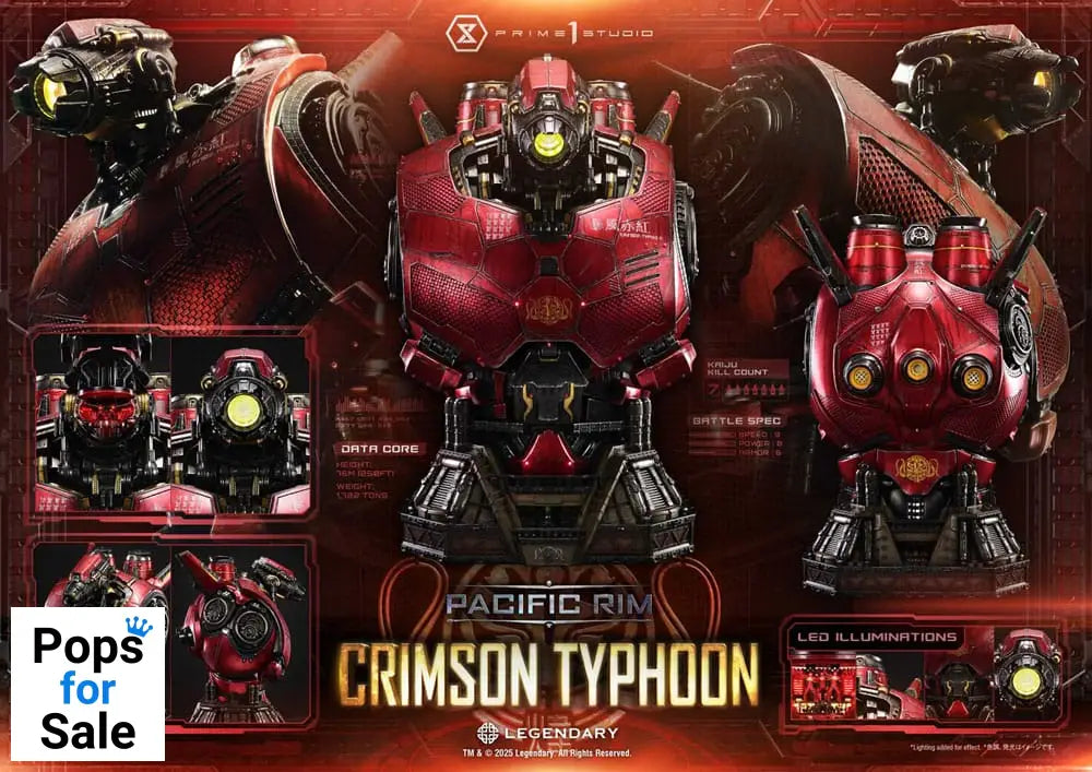Pacific Rim Life Size Bust 1/1 Crimson Typhoon 73 cm Lifesize busts