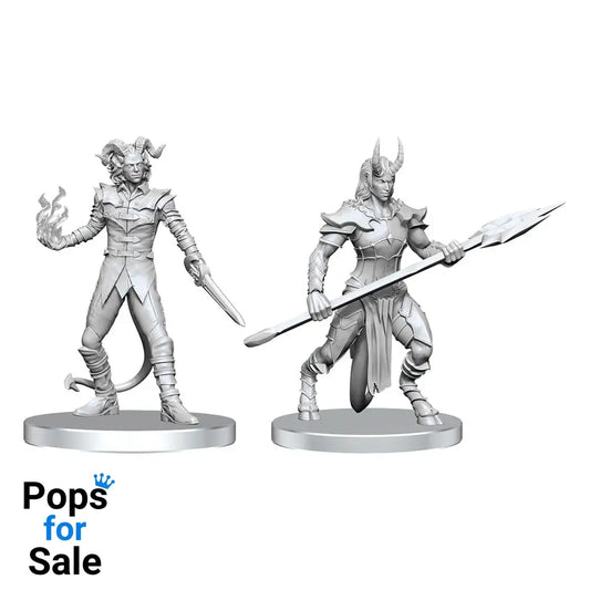 Pathfinder Deep Cuts Unpainted Miniatures Vordine (Infantry Devil) & Pitborn Rogue