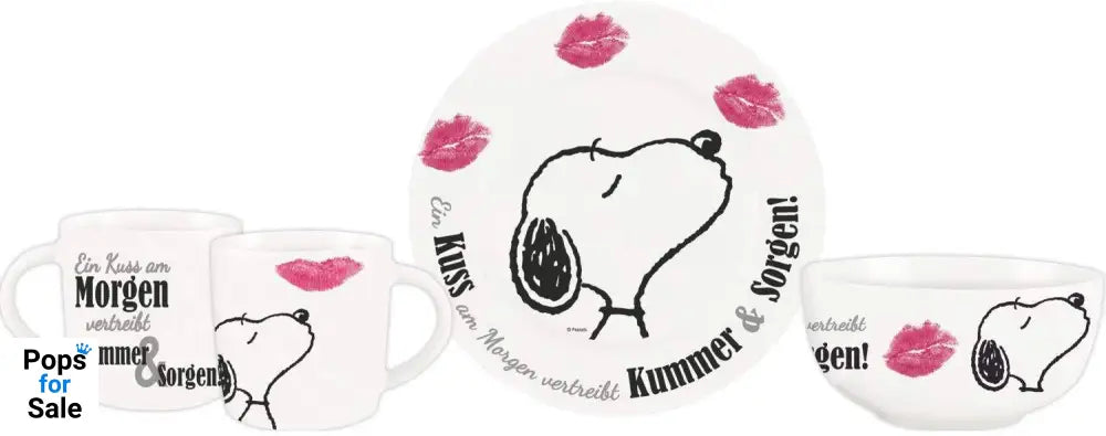 Peanuts Breakfast Set Snoopy Kitchen- and Tableware