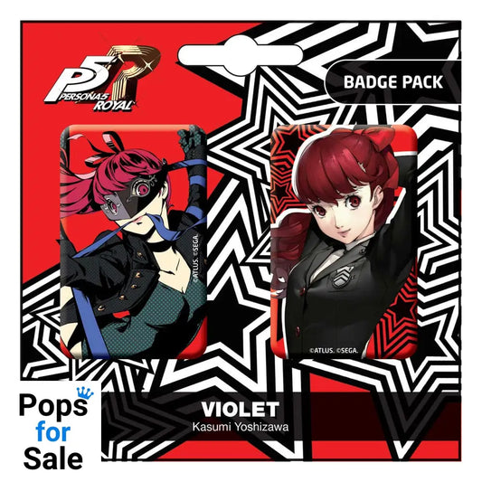 Persona 5 Royal Pin Badges 2-Pack Violet / Kasumi Yoshizawa