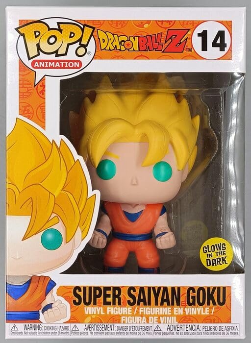 14 Super Saiyan Goku - Glow - Dragon Ball Z - Funko POP - Box Damaged