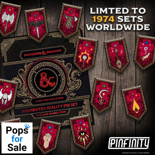 Pinfinity AR Pin: Dungeons & Dragons Limited Edition 12 Class Set PDDSET001 Pin