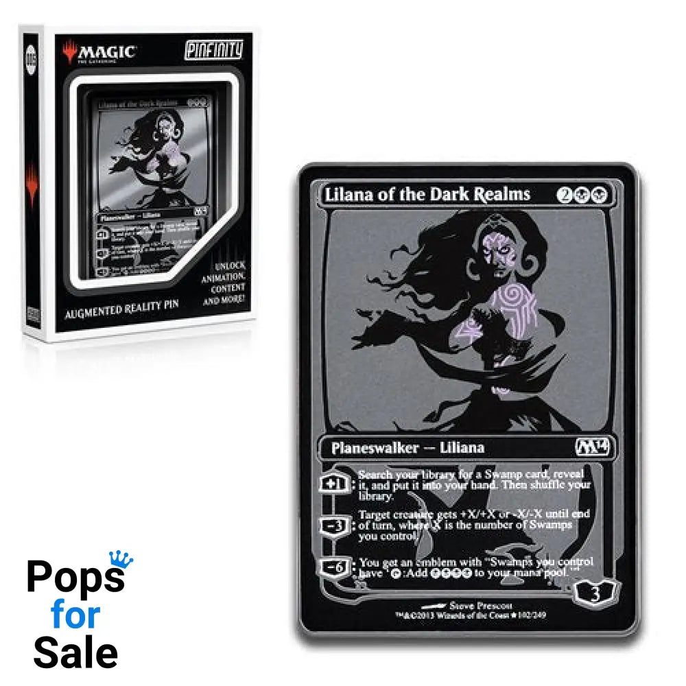 Pinfinity AR Pin: Liliana of the Dark Realms - Magic the Gathering PFMTG005 Pin