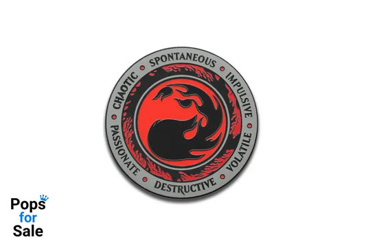 Pinfinity AR Pin: Red Mana Crest - Magic the Gathering PFMTG002 Pin