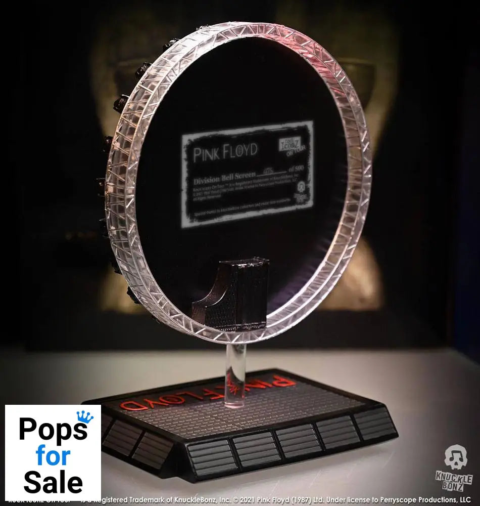 Pink Floyd Rock Ikonz On Tour Statue Projection Screen