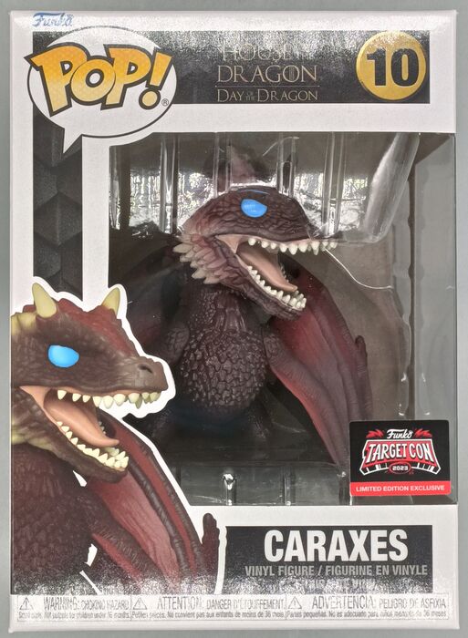#10 Caraxes - House of the Dragon - 2023 Con Funko POP
