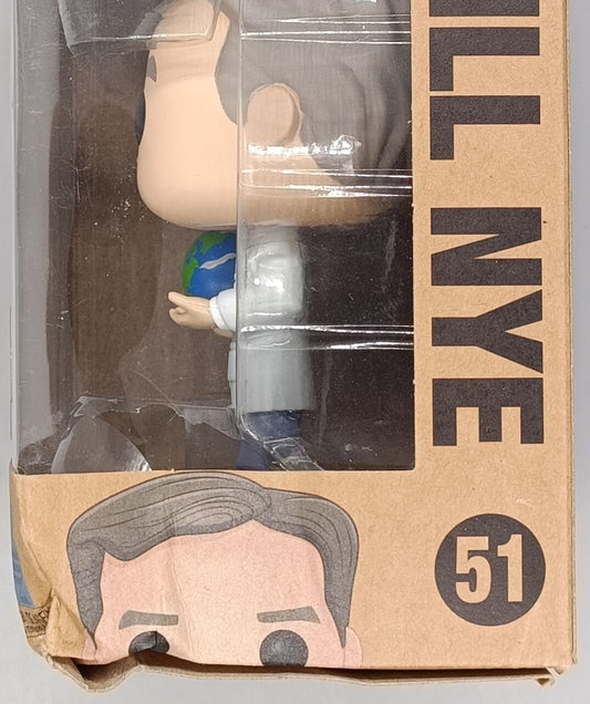 51 Bill Nye (w/ Globe) - Pop Icons - Funko POP - Box Damaged