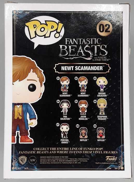 #02 Newt Scamander (Egg) - Fantastic Beasts - Box Damaged Funko POP