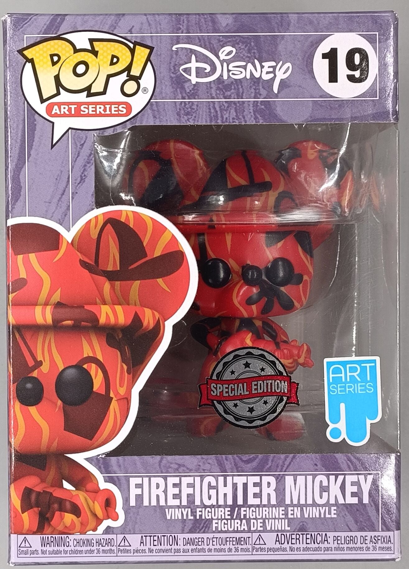 19 Firefighter Mickey - Art Series - Disney Funko POP