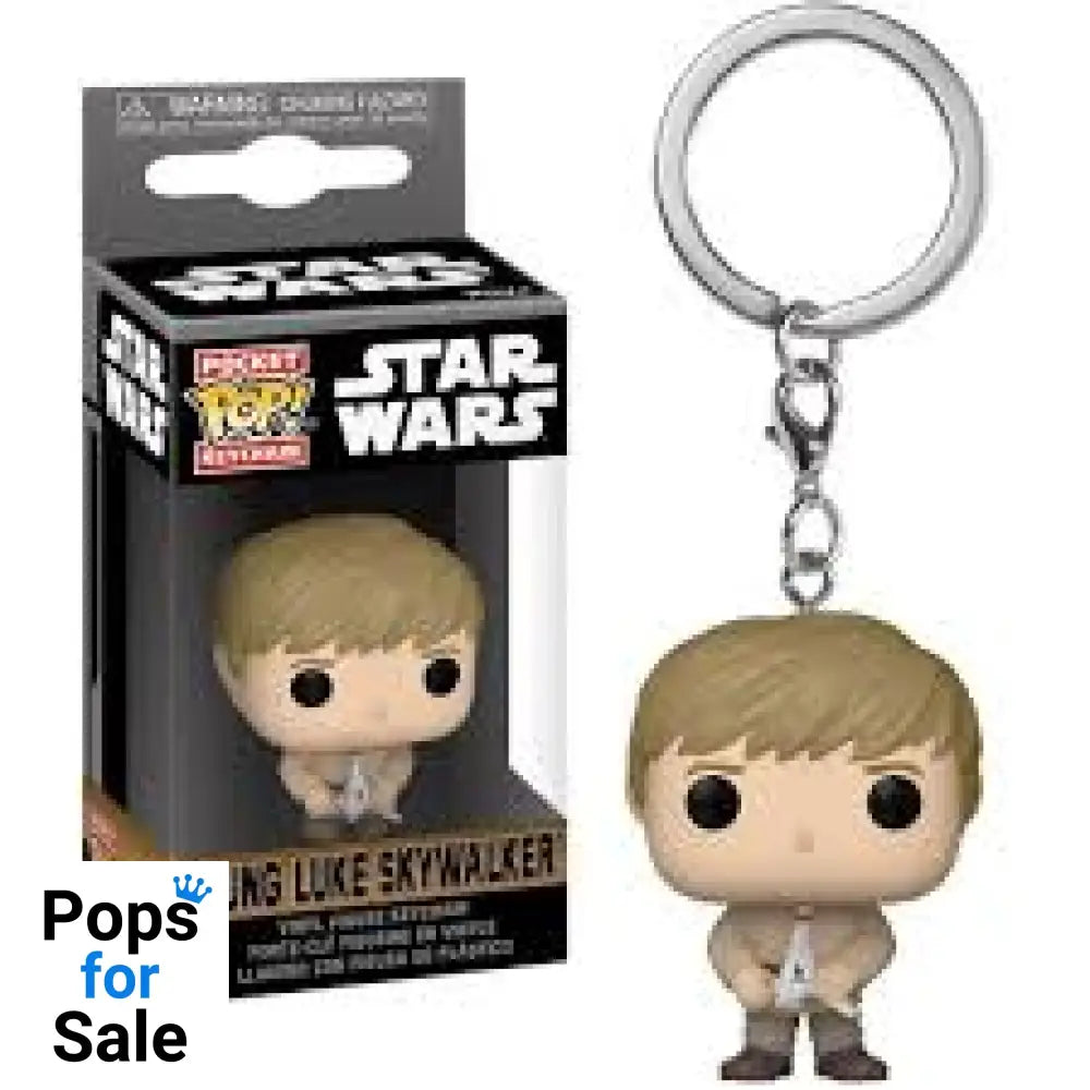 Pocket Pop Funko Keychain - Young Luke Skywalker - Star Wars - Brand New