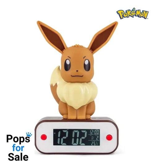 PokΓ©mon Alarm Clock with Light Evoli 18 cm